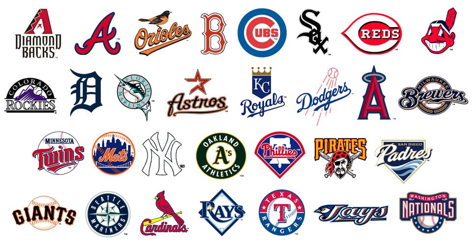MLB  Logos 13 Poster Print  Item  VARTIARP2143  Posterazzi